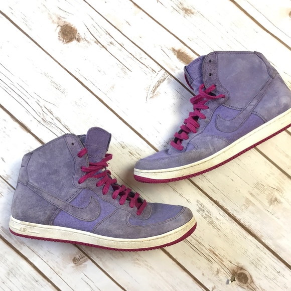 nike purple suede